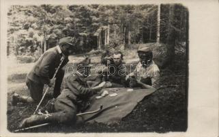 Soldiers, playing cards