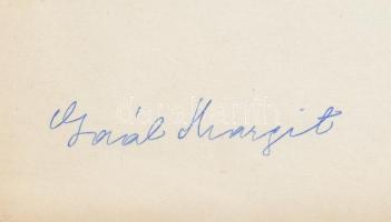 cca 1940 Gaál Margit vintage fotója, aláírt, 24x18cm