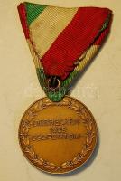 1929. "Dalosverseny-kormányzói díj (Horthy ábrázolással)-Debreceni csoport" bronz, szalagg...