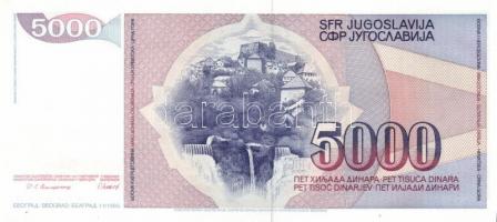 Jugoszlávia 1985. 5000D T:I
Yugoslavia 1985. 5000 Dinara C:UNC