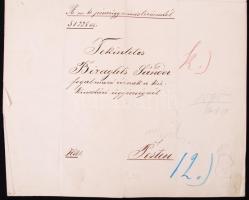 1868 Lónyay Menyhért (1822-1884) aláírása kinevezési okmányon