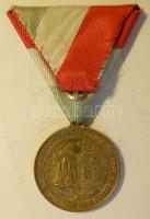 1879. "Székesfehérvári kiállítás-Gr. Zichy Jenő" bronz emlékérem szalaggal T:2 R!