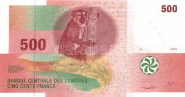 Comore-szigetek 2006. 500Fr T:I Comores 2006. 500 Francs C:UNC