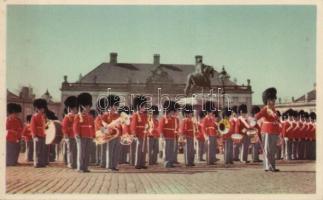 Copenhagen, Amalienborg Palace, royal guard orchestra