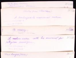 cca 1910-20 Kerny István (1879-1963): 5db vintage fotó Szerbiából, Boszniából (viseletek, mestersége...