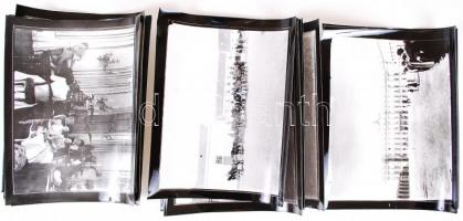 cca 1890-1910 Habsburg Frigyes és családja 26 db 24x30 cm-es kontakt másolaton + 1db 18x24 cm-es kép...