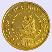 2001. 20.000Ft Au Ezeréves a magyar pénzverés (6.982g/0.986/22mm) Tanúsítvánnyal T:PP Csak 3000db! Hungary 2001. 20.000 Forint Au 1000th Anniversary of the Hungarian coinage (6.982g/0.986/22mm) with certificate C:PP Only 3000 examples