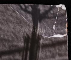 1935 Osoha László: Utcarészlet, vintage alkotás. Pecséttel jelzett. (sarok kissé sérült) / 1935 Stre...