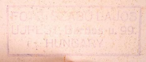 1938 Szabó Lajos: Szegény ember álma, vintage alkotás. Pecséttel jelzett. / 
1938 Dream of the poor....