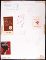 1938 Osoha László: Huckleberry Finn, pecséttel jelzett vintage fotóművészeti alkotás, kiállítási eml...