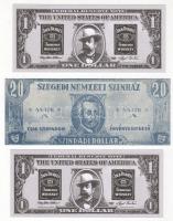 Szegedi Nemzeti Színház "Színpadi $" + 2db "Jack Daniels" reklám $ T:I