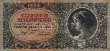 1946. 10.000MP "A 000 - 000000" sorszámmal és "MINTA" perforációval T:III