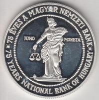 1999. 75Ft Ag "75 éves az MNB" T:PP