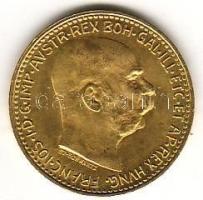 Ausztria 1912. 10K arany 3,387g T:1/2