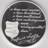 Kósa István (1953-) 1989. "Kossuth Lajos 1802-1894" Ag emlékérem (31.1g/0.999/42.5mm) T:PP...