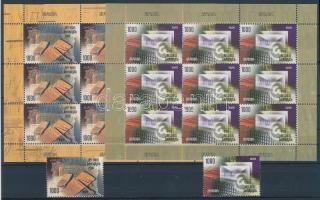 Europa CEPT: The Letter ser + mini sheet pair + stamp-booklet, Europa CEPT: A Levél sor + kisív pár + bélyegfüzet