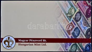 1990. 500Ft bankjegyveret aranyozott Ag (217,73g(7 uncia)/0.999/154x70mm) T:PP + 1990. 500Ft T:I dís...