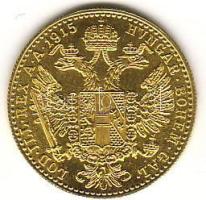 Ausztria 1915. 1D arany 3,49g T:1