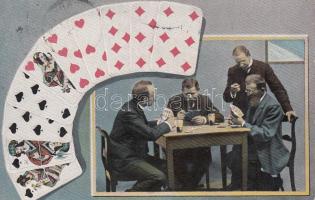 Men, playing card