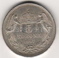 1907. 5K ezüst T:2/3+