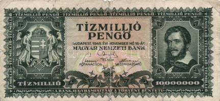 15db vegyes pengő bankjegy T:II-III-