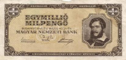 15db vegyes pengő bankjegy T:II-III-