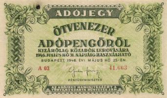 5db vegyes adópengő T:vegyes