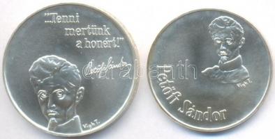 1973. 50Ft Ag + 100Ft Ag "Petőfi" pár T:BU