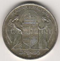 1939. 5P "Horthy" T:2 pici ph.