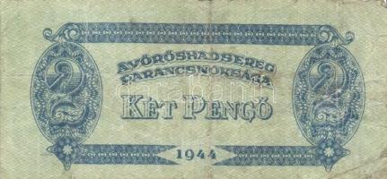 7db vegyes "Vörös Hadsereg Parancsnoksága" pengő bankjegy T:III,III-