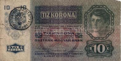 15db vegyes korona bankjegy T:III-IV