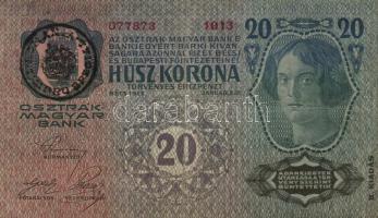 15db vegyes korona bankjegy T:III-IV