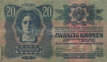 15db vegyes korona bankjegy T:III-IV