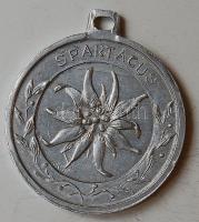 cca 1950-es évek "Spartacus-szénpataki emlék" alumínium emlékérem T:2