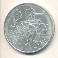 1984. 500Ft Ag "Sarajevoi Téli Olimpia" T:BU Eredeti tokban, tanúsítvánnyal!