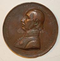 1846. "József nádor-...fél százados emlékért" nagyalakú bronz érem Szign:I.D.Boehm T:3 ph. karc R!