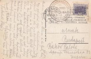 Baden bei Wien, Ferdinand Steurer's Augustinerhütte, So. Stpl (fa)