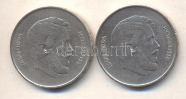 1947. 5Ft Ag "Kossuth" (2x) T:2-