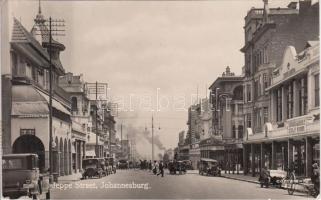 Johannesburg Jeppe street, the shops of Levison and Shepherd and Barker