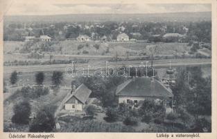 Budapest XVII. Rákoshegy, látkép a víztoronyból (EB)