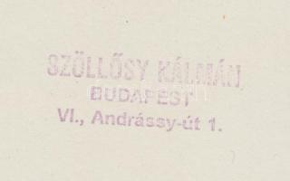 1930 Szöllősy Kálmán 1887-1976) fotóművész: Szentpál Olga (1895-1968) mozgásművésznő mozgásművészeti...