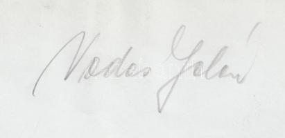 Cca 1950 Vadas Jolán (1910-1978) fotóművész: Forgalom. Vintage alk., aláírással, 18x24 cm