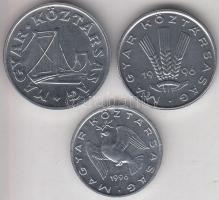 1996. 10f + 20f + 50f T:1