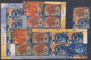 2009 Europa CEPT: Csillagászat sor + kisív pár Mi 763-764 + bélyegfüzetlap H-Blatt 17