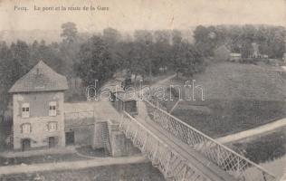 Pecq Bridge, railroad (wet damage)