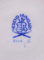 Herendi Viktória mintás váza, kézzel festett, jelzett, hibátlan, m:14 cm