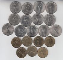 1971-1989. 10Ft (20x) teljes sor T:1