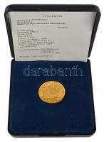 1989. "Magyar Köztársaság Emlékérem" Au emlékérem (9.4g/0.986/23mm), szignó: Bognár György...