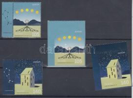 Europa CEPT: Astronomy set + stamps from a  stamp-booklet, Europa CEPT: Csillagászat sor + bélyegfüzetből