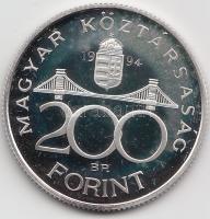 1994. 200Ft Ag díszdobozban T:PP